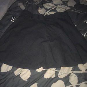 Black skater skirt